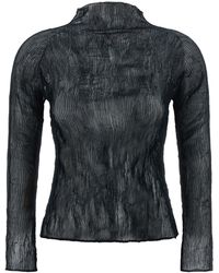 Issey Miyake - 'chiffon Twist 1' Sweater - Lyst