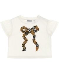 Burberry - 'roxy Bow' T-shirt - Lyst