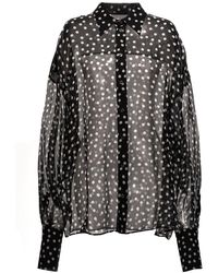 Dolce & Gabbana - T-Shirt Mit Polka Dot - Lyst