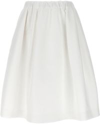 Marni - Cotton Gabardine Skirt - Lyst