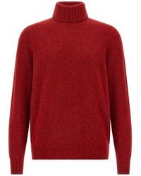 Brunello Cucinelli - Pullover Mit Hohem Kragen - Lyst