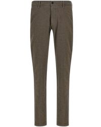 Incotex - Micro Check Pants - Lyst