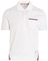 Thom Browne - Rwb Shirt Polo White - Lyst