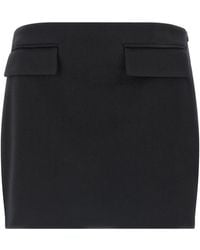Ferragamo - Cashmere Wool Skirt - Lyst