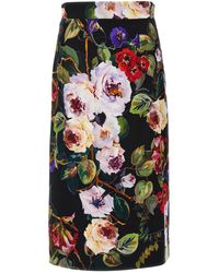 Dolce & Gabbana - 'roseto' Skirt - Lyst