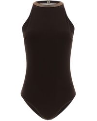 Brunello Cucinelli - Polyamide One-Piece Swimsuit Clothing - Lyst