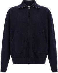 Oliver Lattughi - Merino Wool Zip Sweater - Lyst