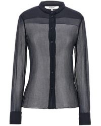 Chloé - Chloã Pleated Silk Shirt - Lyst