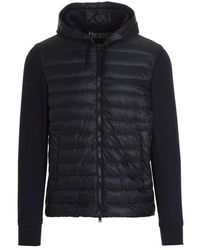Herno - Multi Material Hooded Jacket - Lyst