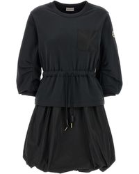 Moncler - Two-Material Dress - Lyst