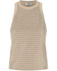 Brunello Cucinelli - Cotton Tank Top - Lyst