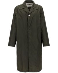 Jil Sander - Single-breasted Trench Coat - Lyst