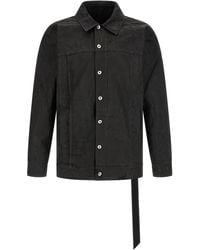 Rick Owens - Worker Jacket With Metal Hardware - Lyst