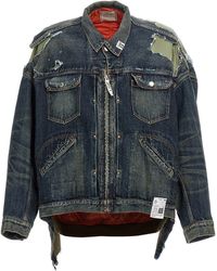 Maison Mihara Yasuhiro - 'flight Layered Denim' Jacket - Lyst