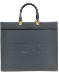 Fendi - Sunshine Medium Leather Tote - Lyst