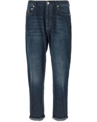 Brunello Cucinelli - Jeans Denim Old - Lyst