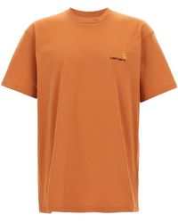 Carhartt - 'american Script' T-shirt - Lyst