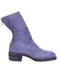 ショートブーツ・ブーティ GUIDI '788ZX' ankle boots GUIDI 788ZX - Back zip leather boots, Black / Full Grain