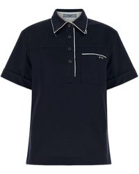 Prada - Double-layer Polo Shirt - Lyst
