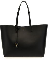 Versace - 'virtus' Shopping Bag - Lyst