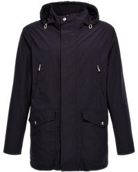 Brunello Cucinelli - Water Resistant Hooded Jacket - Lyst