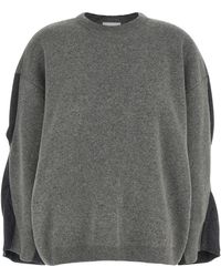 Nude - Two-tone Sleeve Sweater - Lyst