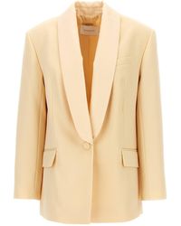 Zimmermann - 'illustration Shawl Tux Jacket' Blazer - Lyst