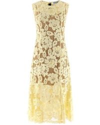 Self-Portrait - Self-Portrait Crochet Lace Midi Dress - Lyst
