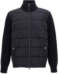 Herno - Two-material Puffer Jacket - Lyst