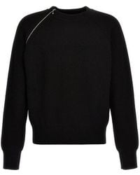 Burberry - Zip Detail Sweater - Lyst
