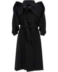 Issey Miyake - 'Calligraph' Trench Coat - Lyst
