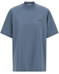 The Attico - Mock-Neck T-Shirt - Lyst