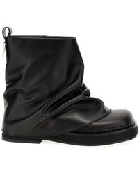 The Attico - Leather Ankle Boots Mini Robin - Lyst
