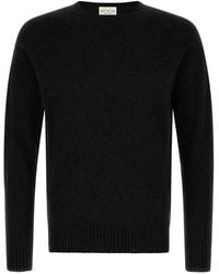 Ma'ry'ya - Crew-neck Sweater With Slits - Lyst