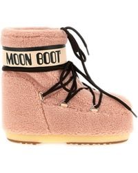 Moon Boot - Icon Low Fleece Ankle Boots - Lyst