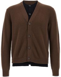 JW Anderson - Cardigan "Contrast Layered" - Lyst