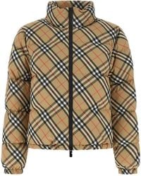 Burberry - 'ambleside Check' Down Jacket - Lyst
