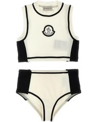 Moncler - Logo Print Bikini Set - Lyst