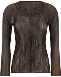 Issey Miyake - 'chiffon Twist 1' Top - Lyst
