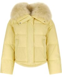 Army by Yves Salomon - Fur Insert Down Jacket - Lyst