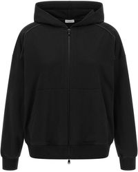 Brunello Cucinelli - 'shiny Trims' Hoodie - Lyst
