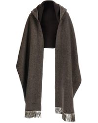 Brunello Cucinelli - Scarf With Reversible Hood - Lyst