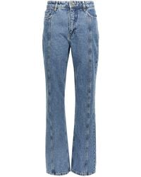 ROTATE BIRGER CHRISTENSEN - Velcro Logo Jeans - Lyst