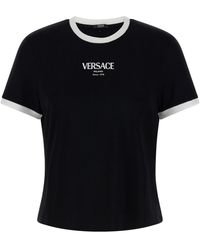 Versace - Top With Print - Lyst