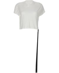 Rick Owens - T-Shirt "Cropped Small Level T" - Lyst
