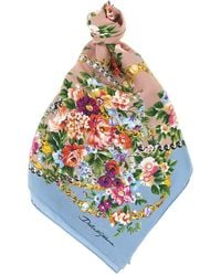 Dolce & Gabbana - 'mazzolini Di Fiori' Scarf - Lyst