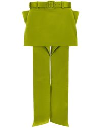 Self-Portrait - Self Portrait Maxi Bow Skirt - Lyst