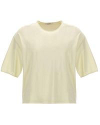Lemaire - T-shirt cotone mercerizzato - Lyst