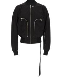 Rick Owens - 'bauhaus Flight' Bomber Jacket - Lyst