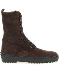 Tod's - 'winter Gommino' Ankle Boots - Lyst